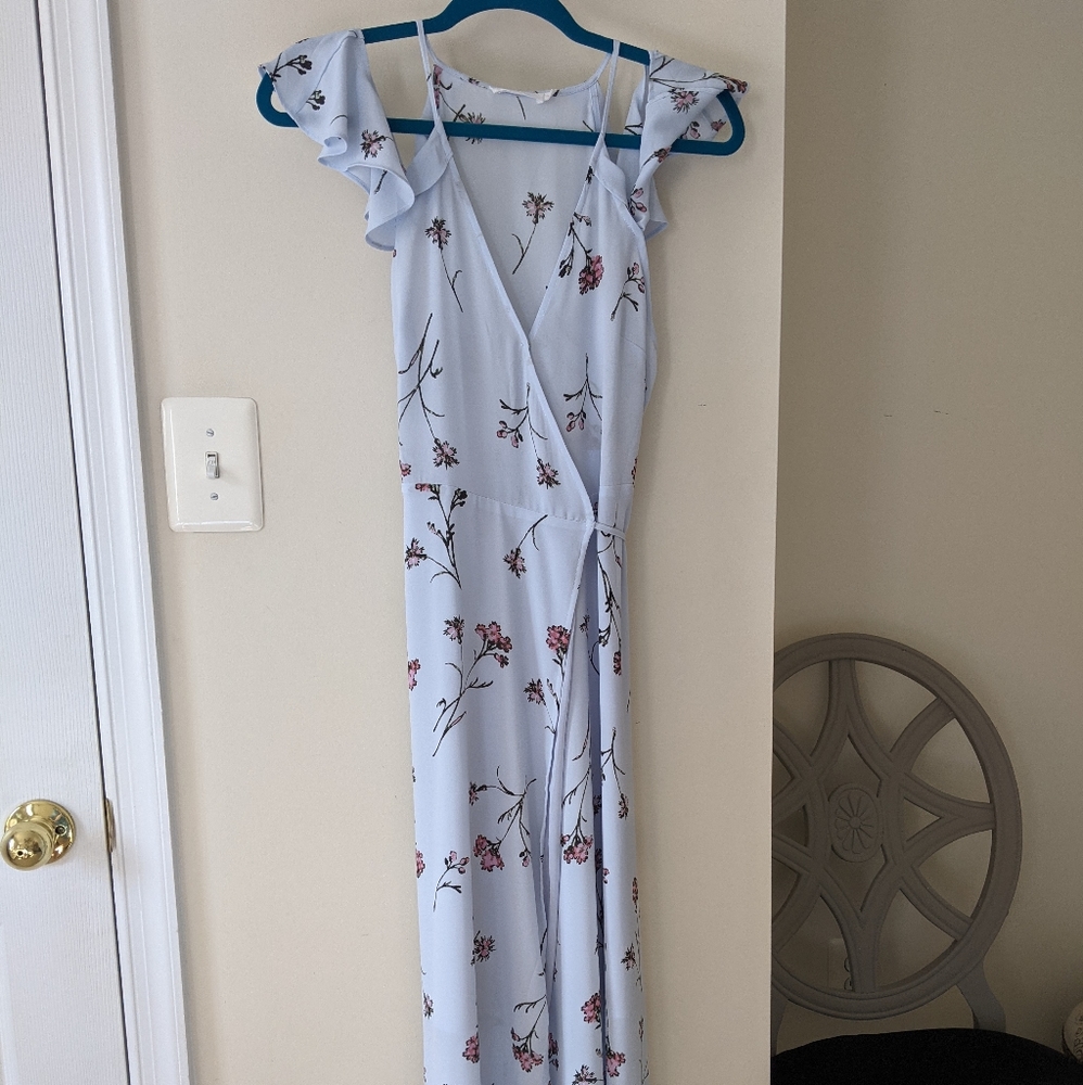 Lush Wrap Maxi Dress